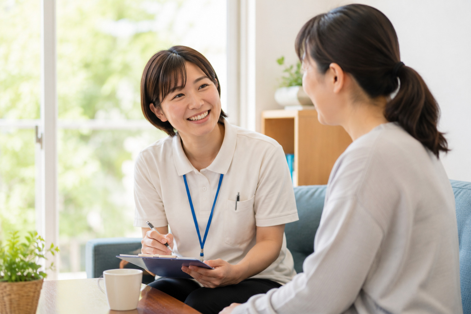 多様な経験を活かして支援に取り組む様子